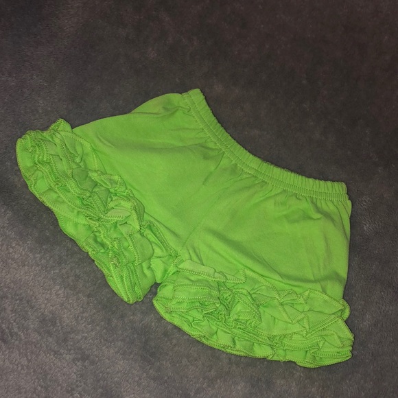 unbranded | Bottoms | Lime Green Ruffled Shorts 36m | Poshmark
